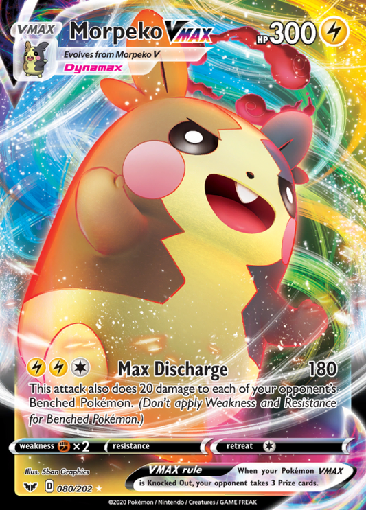 Sword & Shield - 080/202 - Morpeko VMAX