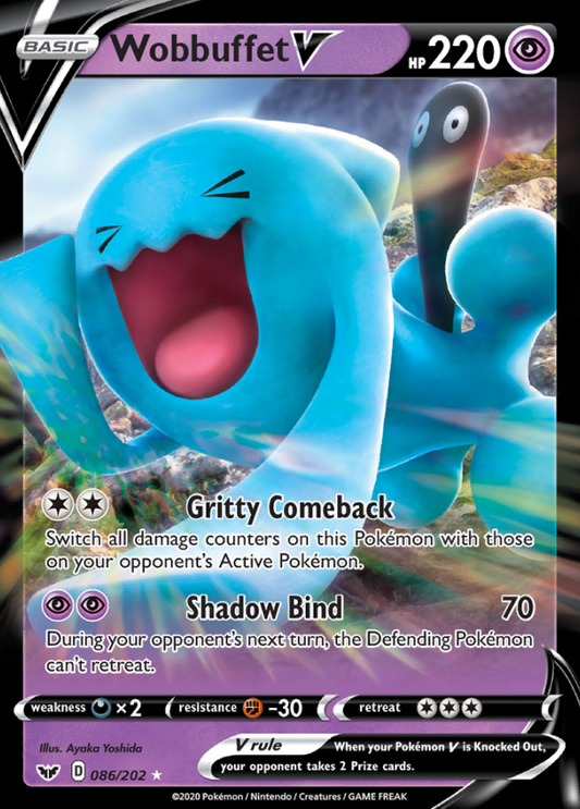 Sword & Shield - 086/202 - Wobbuffet V