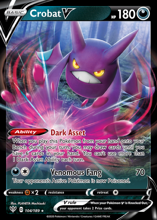 Darkness Ablaze - 104/189 - Crobat V