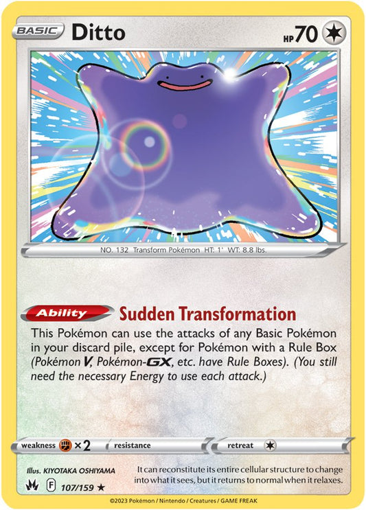 Crown Zenith - 107/159 - Ditto - Holo