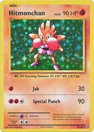 Evolutions - 062/108 - Hitmonchan - Holo