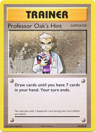 Evolutions - 084/108 - Professor Oak's Hint