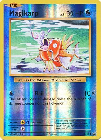 Evolutions - 033/108 - Magikarp - Reverse Holo