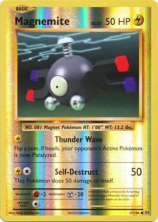 Evolutions - 037/108 - Magnemite - Reverse Holo