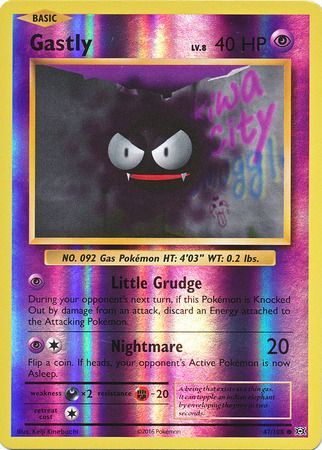 Evolutions - 047/108 - Gastly - Reverse Holo