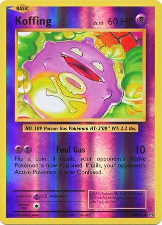 Evolutions - 050/108 - Koffing - Reverse Holo