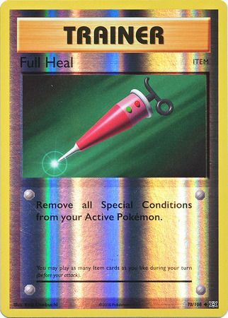 Evolutions - 078/108 - Full Heal - Reverse Holo