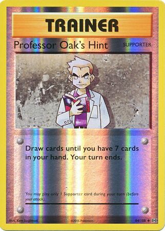 Evolutions - 084/108 - Professor Oak's Hint - Reverse Holo