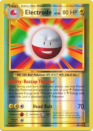 Evolutions - 040/108 - Electrode - Reverse Holo