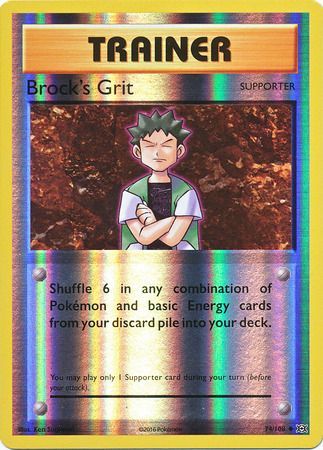 Evolutions - 074/108 - Brock's Grit - Reverse Holo