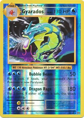 Evolutions - 034/108 - Gyarados - Reverse Holo