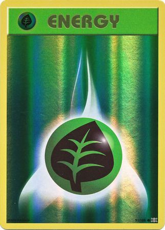 Evolutions - 091/108 - Grass Energy - Reverse Holo