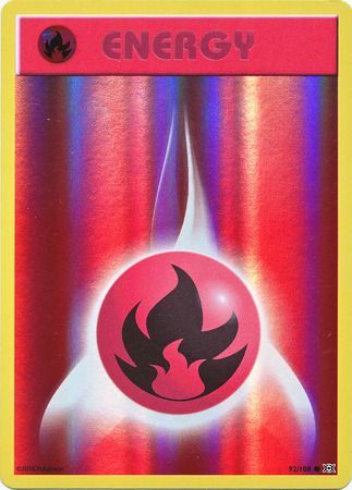 Evolutions - 092/108 - Fire Energy - Reverse Holo