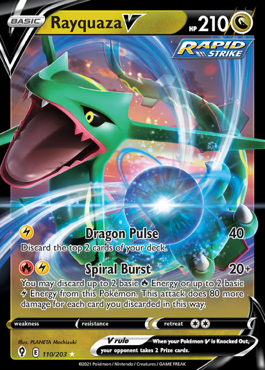 Evolving Skies - 110/203 - Rayquaza V