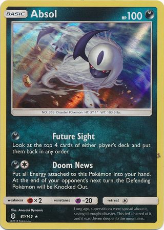 Guardians Rising - 081/145 - Absol - Holo