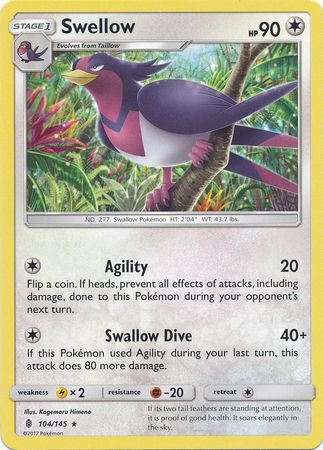 Guardians Rising - 104/145 - Swellow