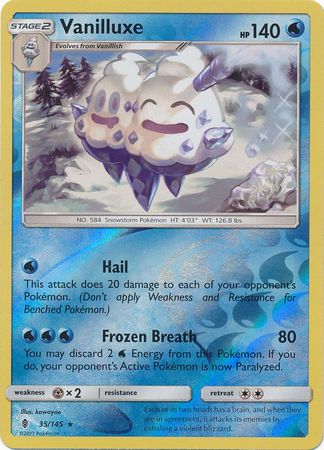 Guardians Rising - 035/145 - Vanilluxe - Reverse Holo