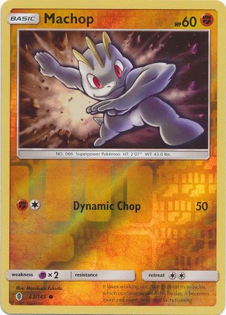 Guardians Rising - 063/145 - Machop - Reverse Holo