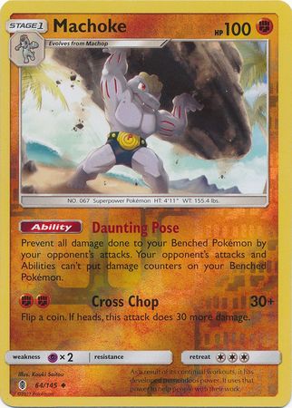 Guardians Rising - 064/145 - Machoke - Reverse Holo