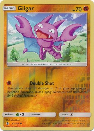 Guardians Rising - 067/145 - Gligar - Reverse Holo