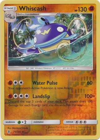 Guardians Rising - 071/145 - Whiscash - Reverse Holo