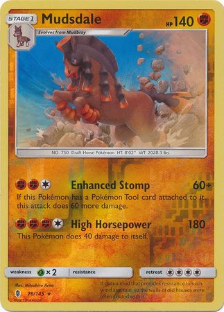 Guardians Rising - 076/145 - Mudsdale - Reverse Holo