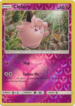 Guardians Rising - 088/145 - Clefairy - Reverse Holo