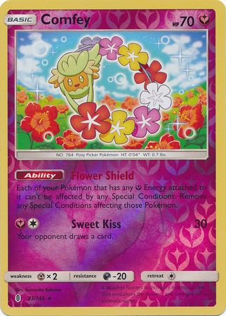 Guardians Rising - 093/145 - Comfey - Reverse Holo