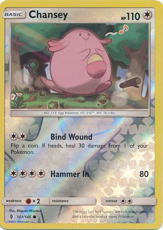 Guardians Rising - 101/145 - Chansey - Reverse Holo