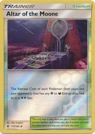 Guardians Rising - 117/145 - Altar of the Moone - Reverse Holo