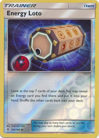 Guardians Rising - 122/145 - Energy Loto - Reverse Holo