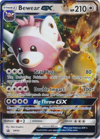 Black Star Promos - SM34 - Bewear GX