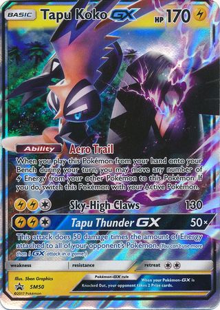 Black Star Promos - SM50 - Tapu Koko GX