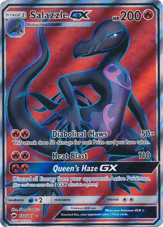 Burning Shadows - 132/147 - Salazzle GX