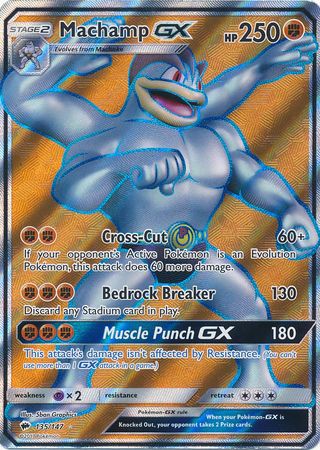 Burning Shadows - 135/147 - Machamp GX