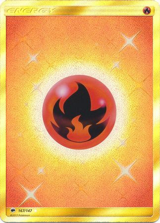 Burning Shadows - 167/147 - Fire Energy (Gold)
