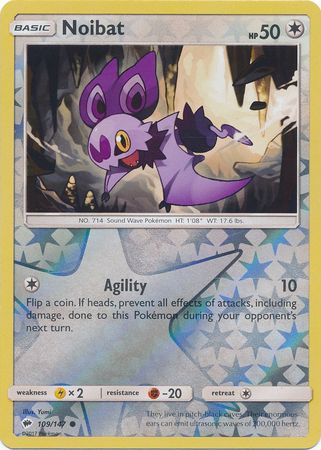 Burning Shadows - 109/147 - Noibat - Reverse Holo