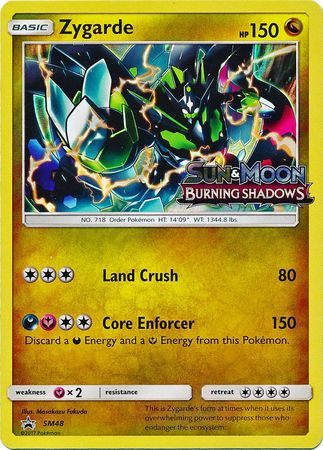 Black Star Promos - SM48 - Zygarde - Pre-Release Holo