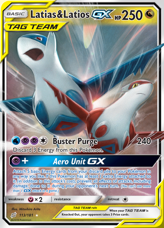 Team Up - 113/181 - Latias & Latios GX (Tag Team)