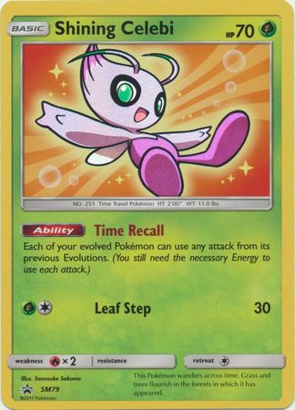 Black Star Promos - SM79 - Shining Celebi