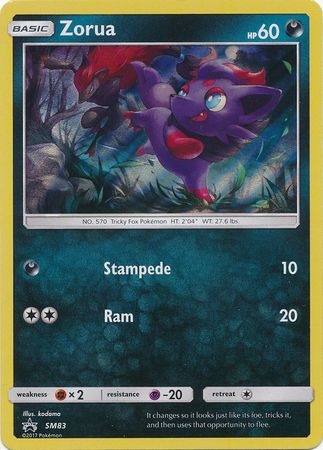 Black Star Promos - SM83 - Zorua - Holo