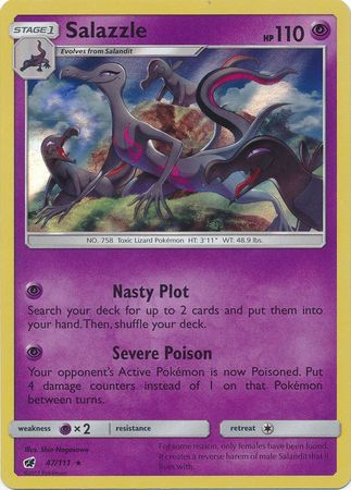 Crimson Invasion - 047/111 - Salazzle - Holo