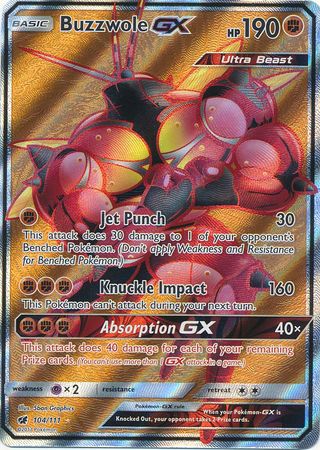 Crimson Invasion - 104/111 - Buzzwole GX