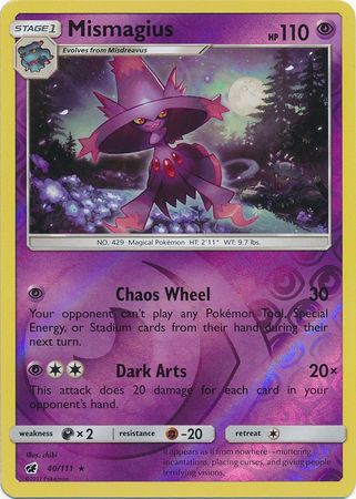 Crimson Invasion - 040/111 - Mismagius - Reverse Holo