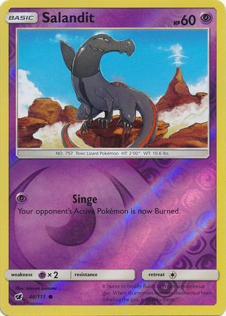 Crimson Invasion - 046/111 - Salandit - Reverse Holo