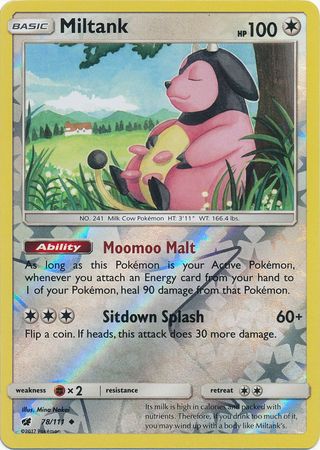 Crimson Invasion - 078/111 - Miltank - Reverse Holo