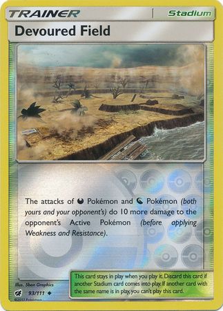 Crimson Invasion - 093/111 - Devoured Field - Reverse Holo