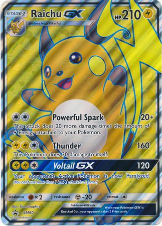 Black Star Promos - SM90 - Raichu GX