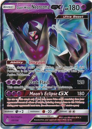 Ultra Prism - 063/156 - Dawn Wings Necrozma GX