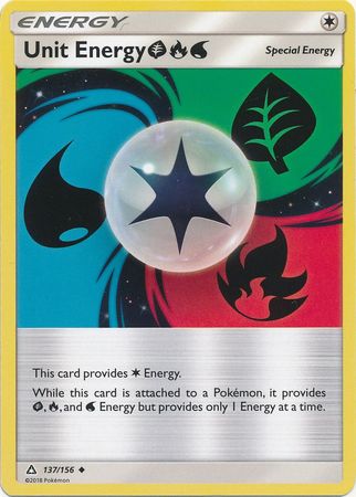 Ultra Prism - 137/156 - Unit Energy (Grass, Fire & Water)